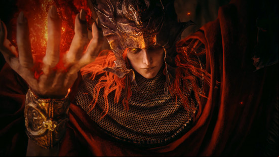 Best samurai games: Elden Ring's Messmer holding a ball of fire
