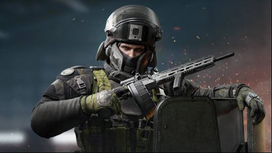 Delta Force Operators: Sineva wearing a thick helmet