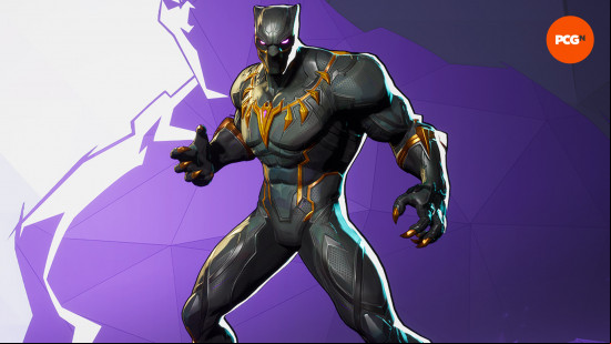 Marvel Rivals characters: a superhero dressed in a black suit.