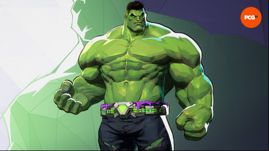 Marvel Rivals characters: a huge, muscular, green man.