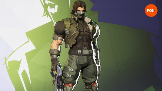Marvel Rivals characters: a soldier type with a metal arm.