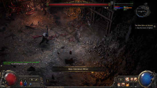 facing count geonor in his first place in path of exile 2