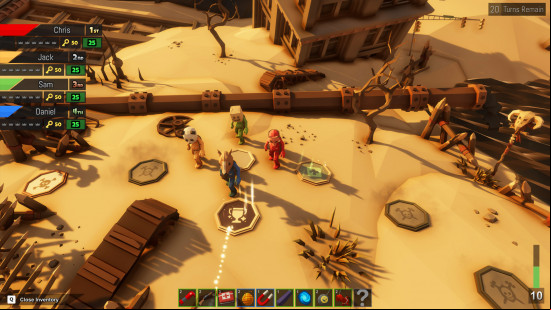Best co-op games: a group of animalistic characters on a Pummel Party board
