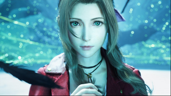 Best JRPGs: Aerith holding her hands together in prayer