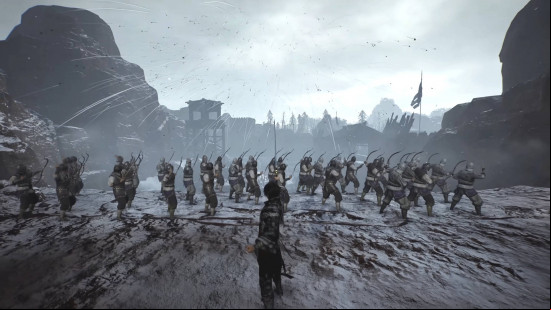Best new games: a soldier commanding a legion of archers to fire