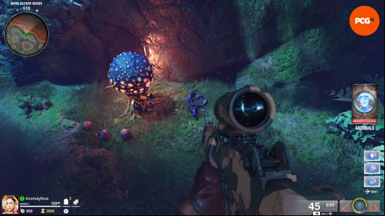 Black Ops 6 Zombies The Tomb easter egg song: A pair of Mr Meeks headphones on the ground in the Dark Aether Nexus.