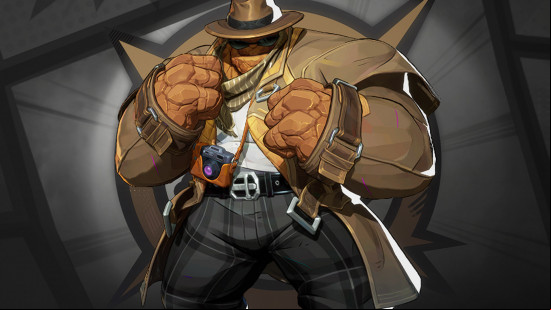 Best Marvel Rivals skins: The Thing wearing a brown trench coat with a camera attached