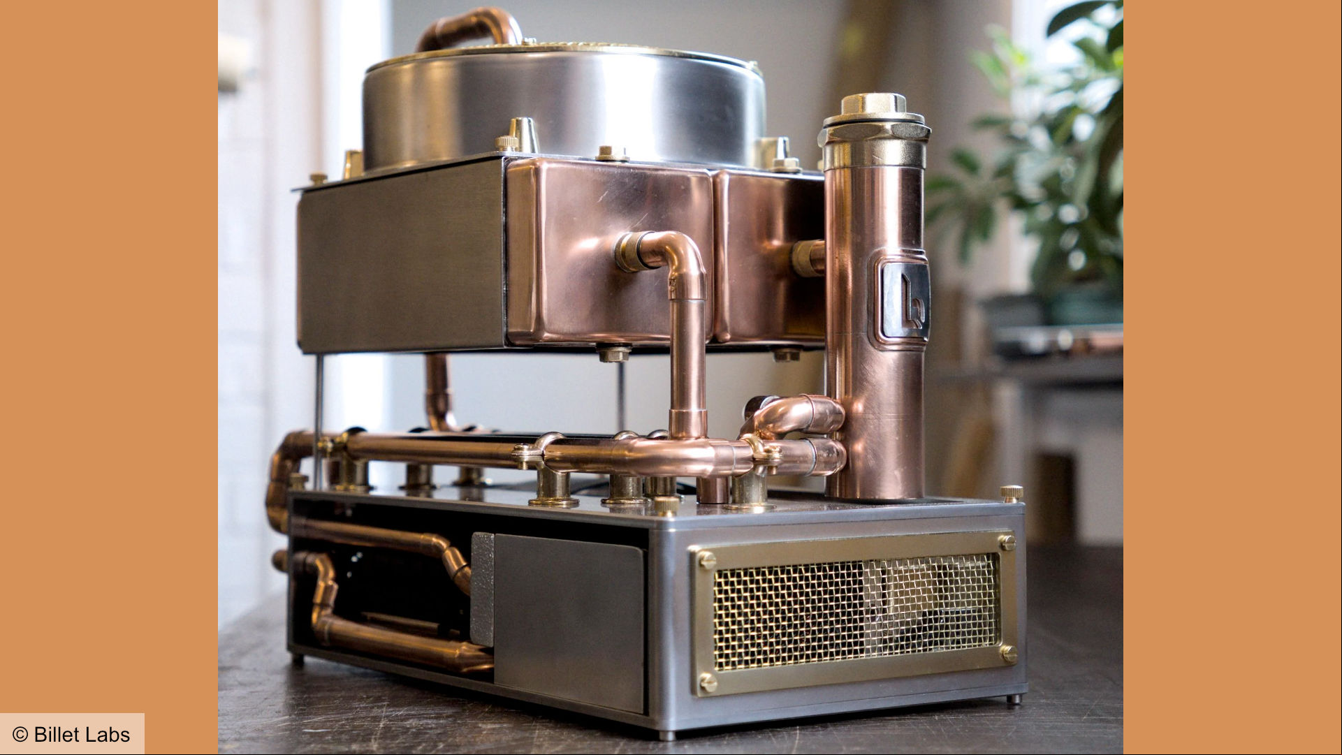 Side view of the Billet Labs boiler PC