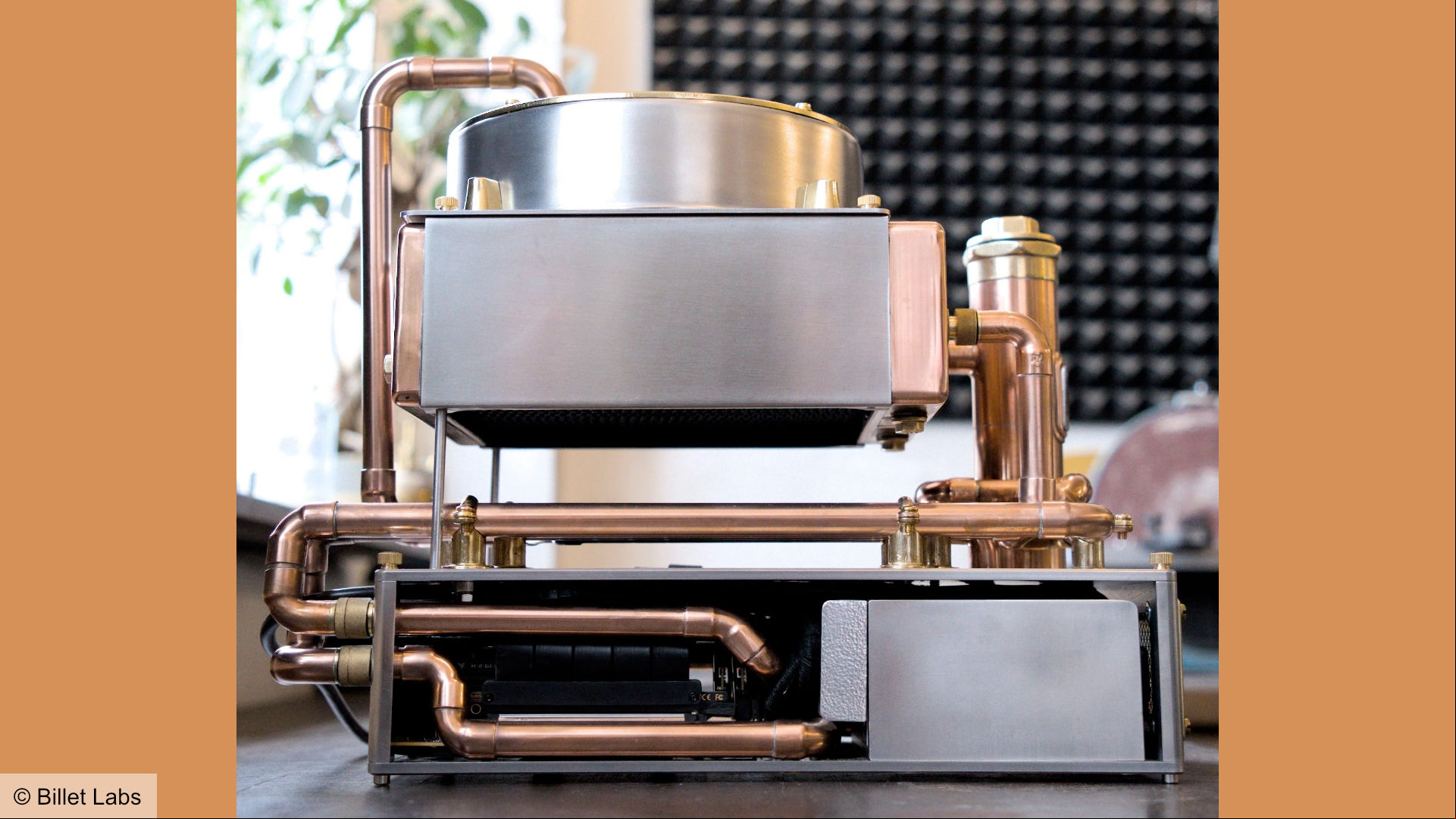 Side view of the Billet Labs boiler PC