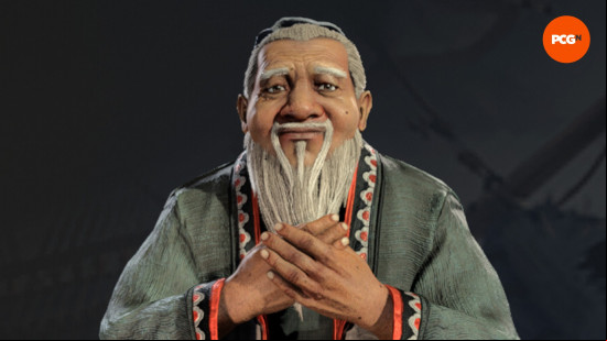 Civilization 7 leaders: Confucius and his white beard.