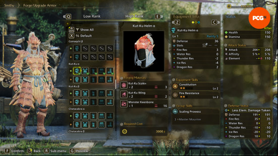high rank kut ku armor in monster hunter wilds
