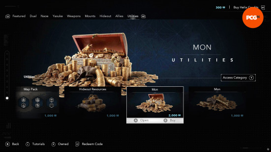 AC Shadows Mon Money: the AC Helix Store
