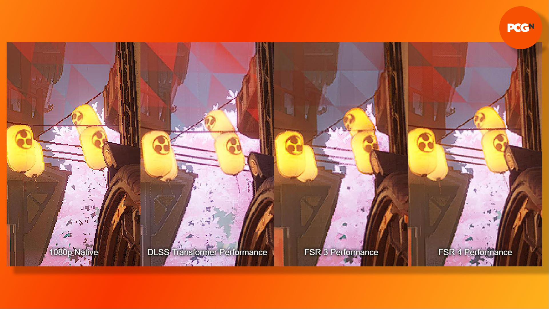 AMD Radeon RX 9070 XT review: FSR 4 vs FSR 3 and DLSS comparison screenshot from Marvel Rivals.