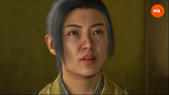 Assassin's Creed Shadows allies: Tomiko wearing a yellow kimono
