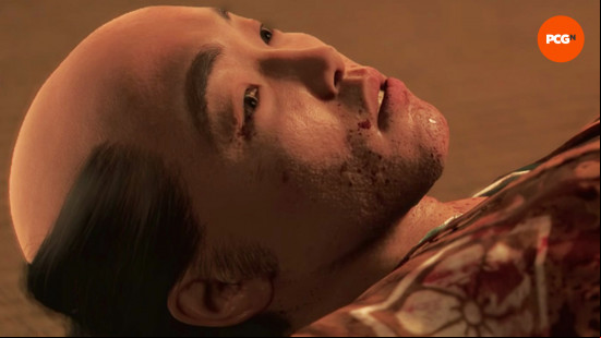 Assassin's Creed Shadows bosses: a balding man lays defeated