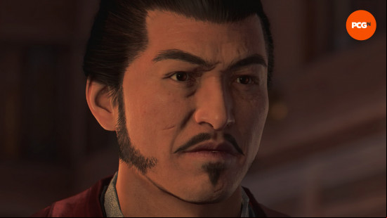 Assassin's Creed Shadows bosses: Oda Nobunaga with fierce sideburns