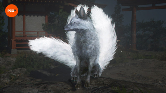 AC Shadows Legendary Sumi-e locations: a silvery fox with bushy tails