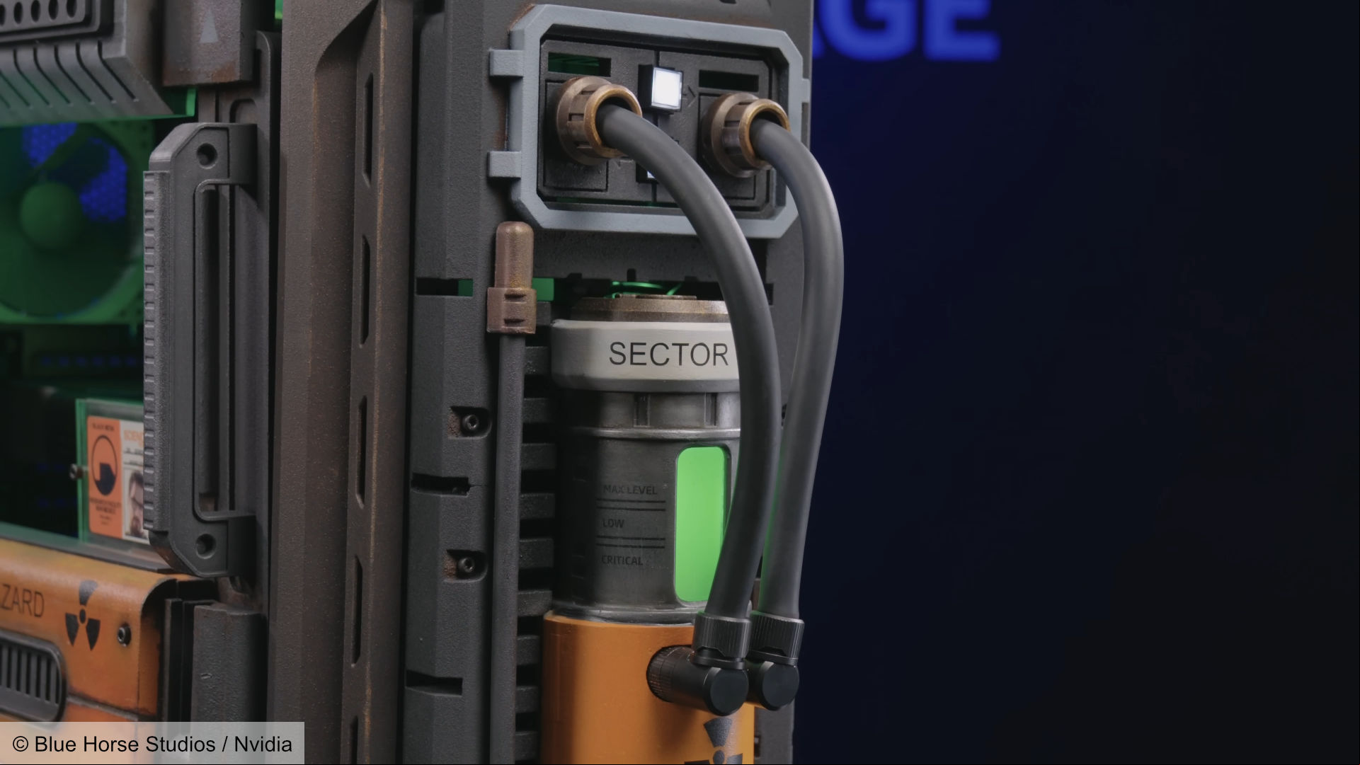 The Half-Life 2 gaming PC with the front reservoir shown
