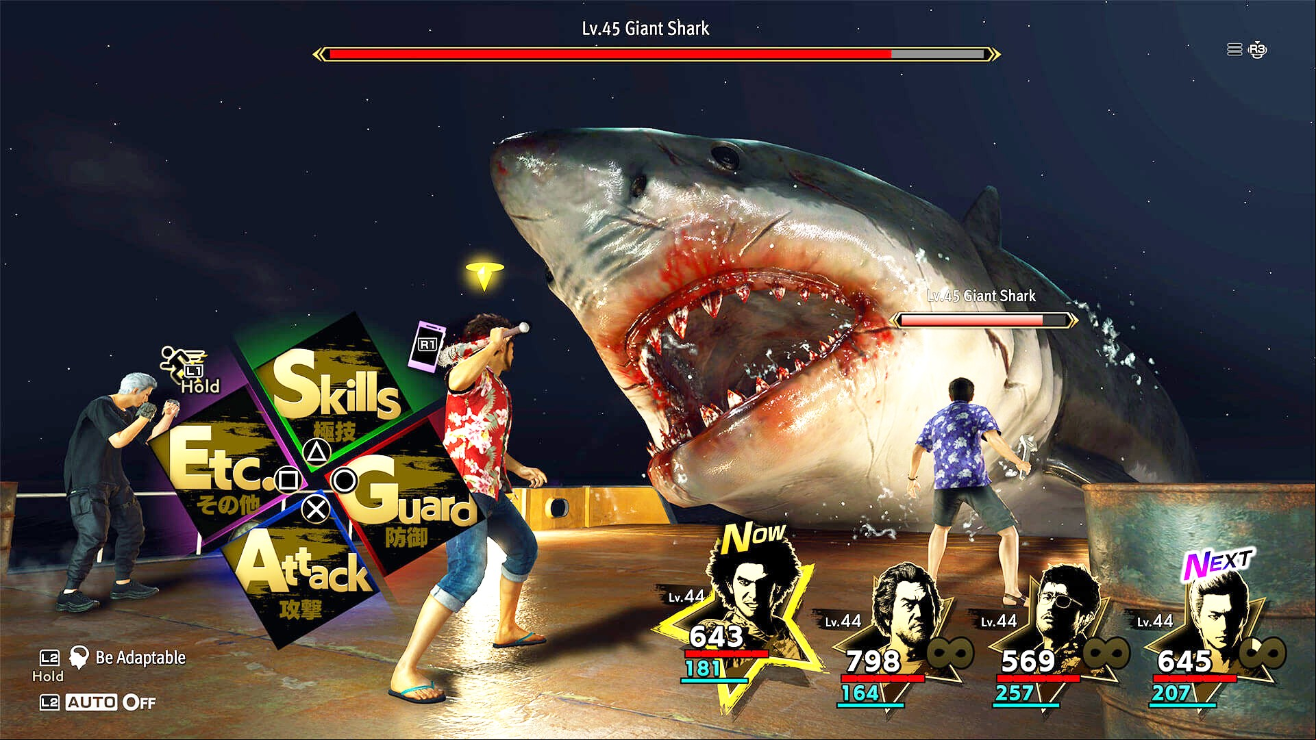 Like A Dragon Infinite Wealth Shark battle