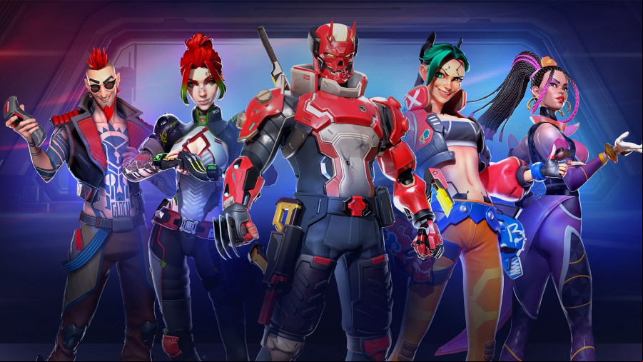 Five pilots from Mech Arena.