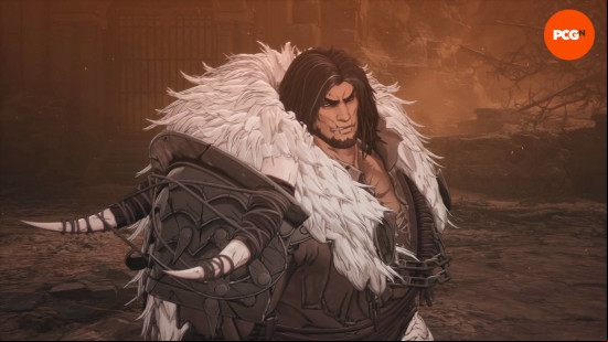 Rangkus is a hammer/crossbow wielding rogue who happens to be the sixth of The First Berserker Khazan bosses