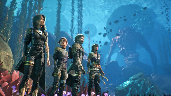 Gustave, Maelle, and the rest of their party stands ready against the Nevron hordes in Clair Obscur Expedition 33, one of the best RPG games.