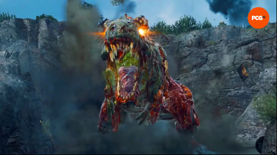 Black Ops 6 Zombies Easter Eggs: the terrifying Z-Rex emitting acid