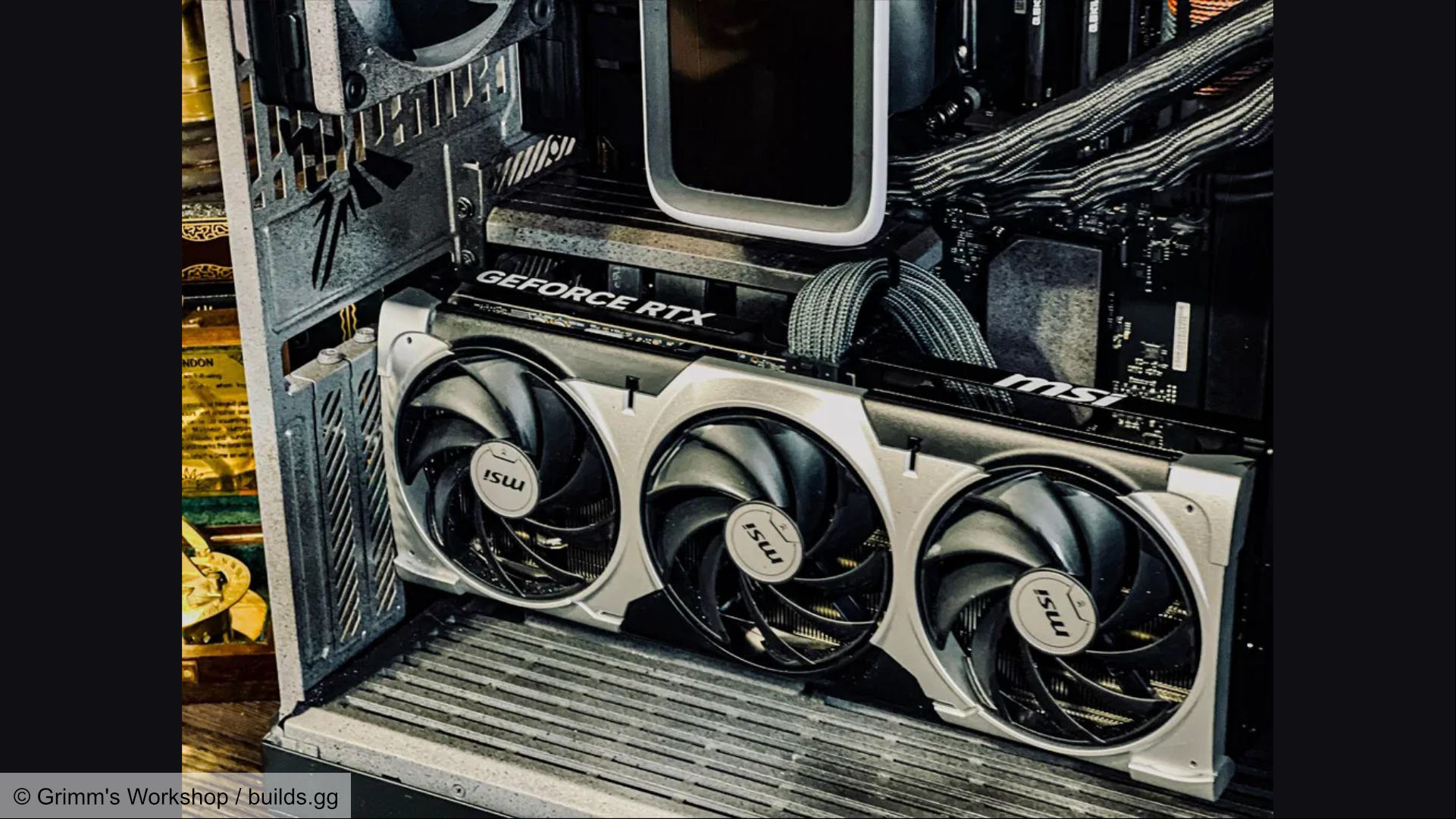 Paintwork inside the Last of Us gaming PC build
