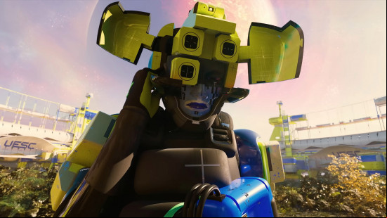 Marathon voice actors: the recon specialist Blackbird using her facial radar to scan the environment