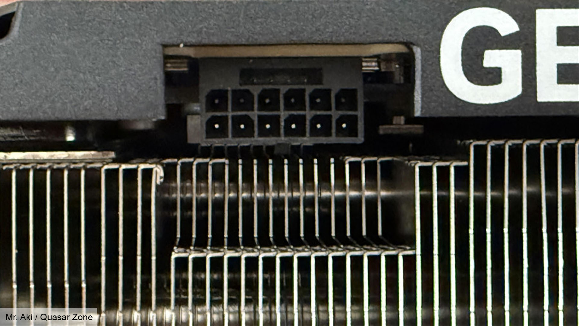 Nvidia GeForce RTX 5090 melted MSI Suprim, melted power socket, from Mr. Atic on Quasar Zone.