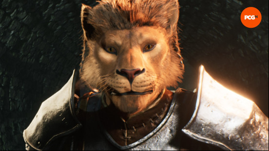 Oblivion Remastered race best: a furry khajiit with prominent feline features.