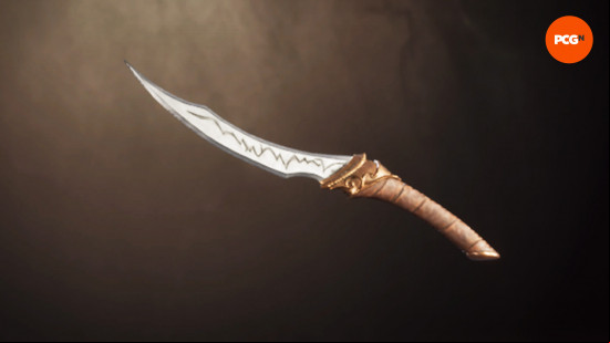 Best Oblivion Remastered weapons: a small, curved dagger