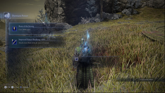 A rune of the strong in Elden Ring Nightreign.
