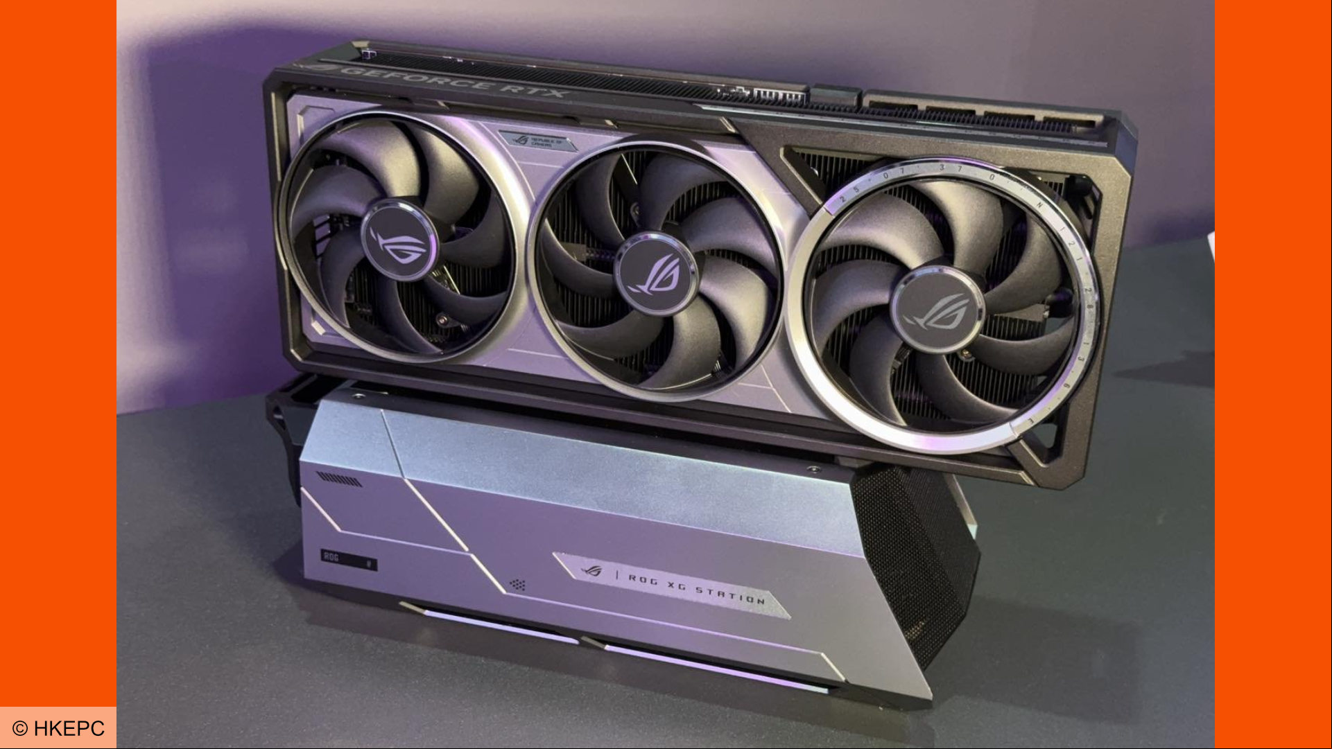 Asus ROG XG Station 3 with GPU installed