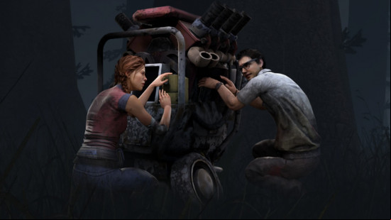 DBD Choose Your own Chapter: Dwight and Meg work on a generator.