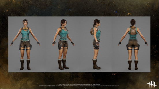 Unified Lara Croft in Dead by Daylight.