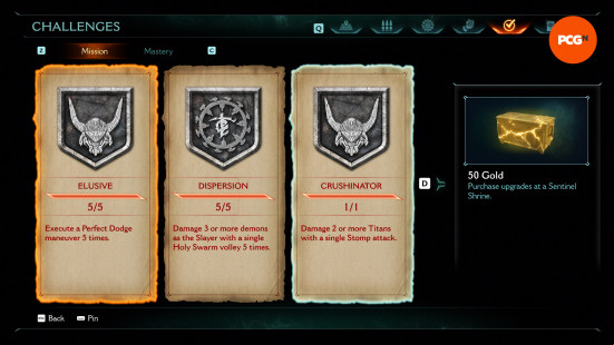 Doom The Dark Ages mission challenges: Hellbreaker challenges