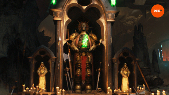 All Doom The Dark Ages upgrades: a skeletal upgrade shrine