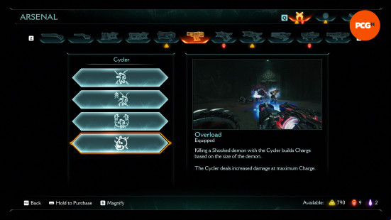 Doom The Dark Ages best upgrades: The Overload upgrade