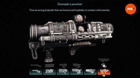 Doom The Dark Ages upgrades: the Grenade Launcher
