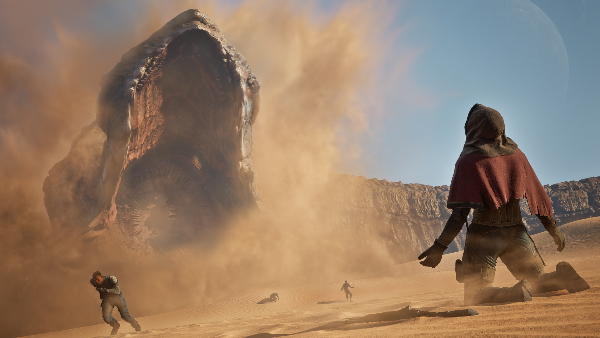 Dune Awakening server queues: A giant worm in new MMO and survival game Dune Awakening