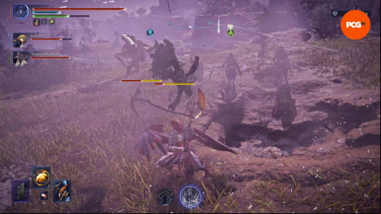 Elden Ring Nightreign Guardian: an armored birdman creates a whirlwind