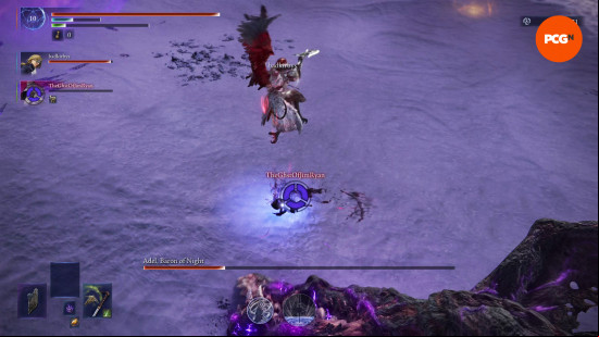 Elden Ring Nightreign Guardian: an armored bird rising into the sky