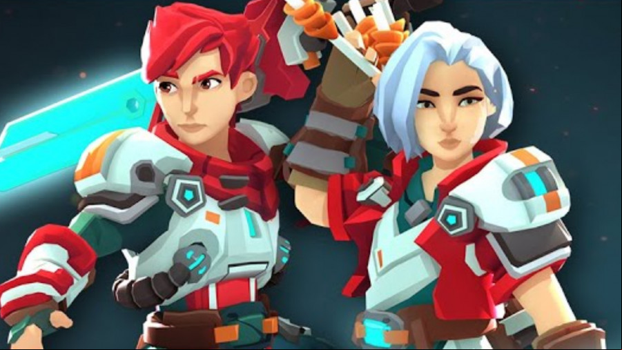 Ember Sword - Two characters in the canceled MMORPG.