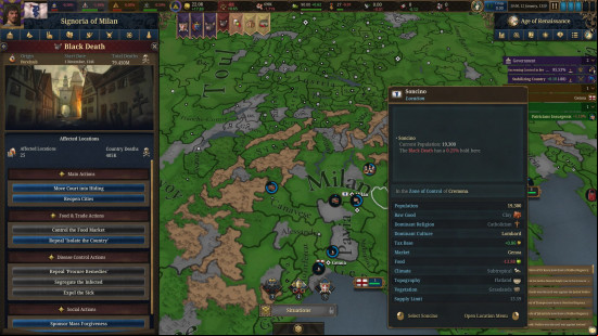 Europa Universalis 5 preview: the plague playing out
