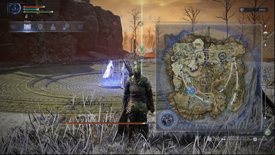 A player interacting with a gaol in elden ring nightreign.