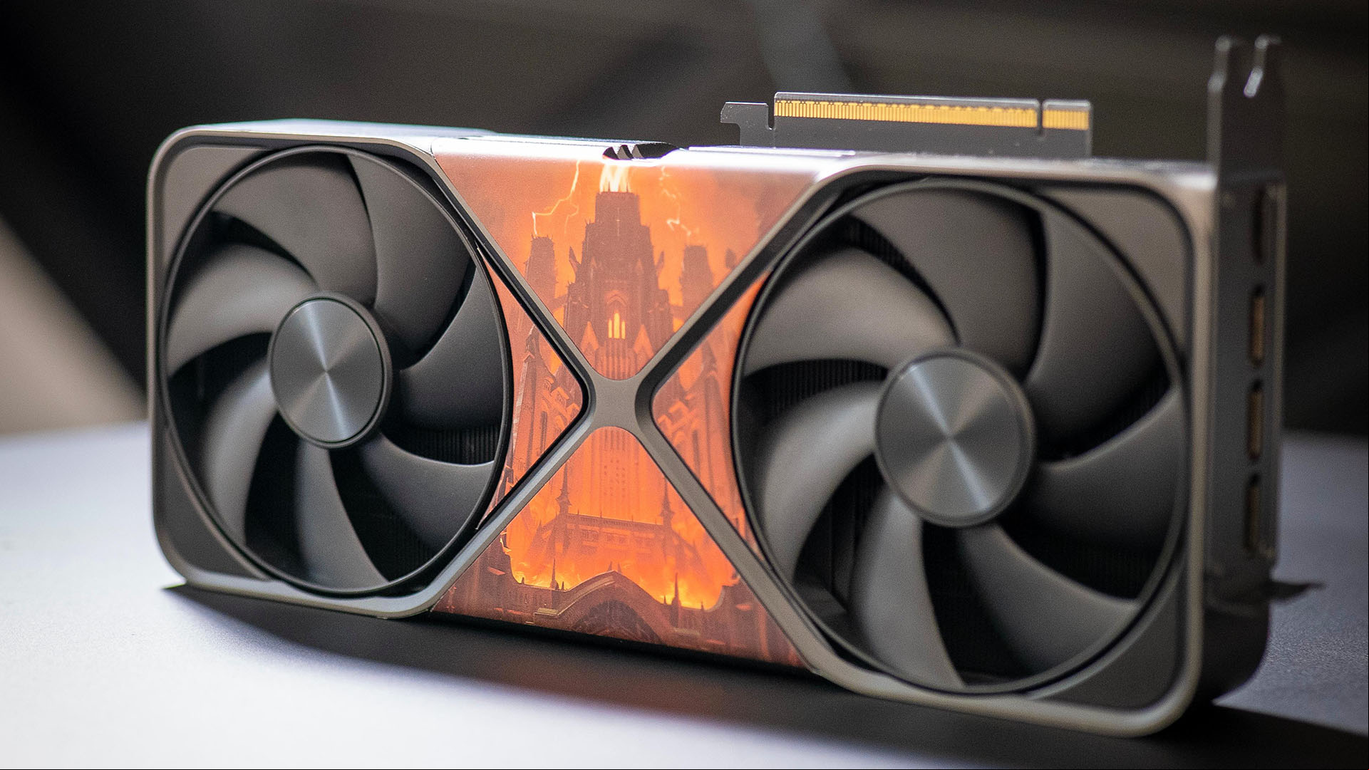 Nvidia GeForce RTX 5090 Doom The Dark Ages special edition.