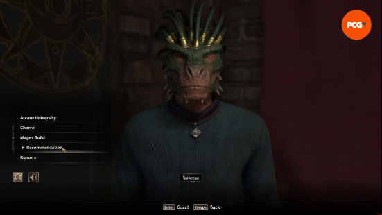 Oblivion Remastered Mages Guild Recommendations: Teekeeus offering up a quest