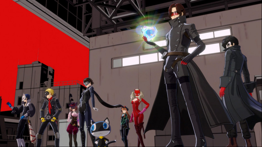 Persona 5 The Phantom X - A group of characters from the JRPG.