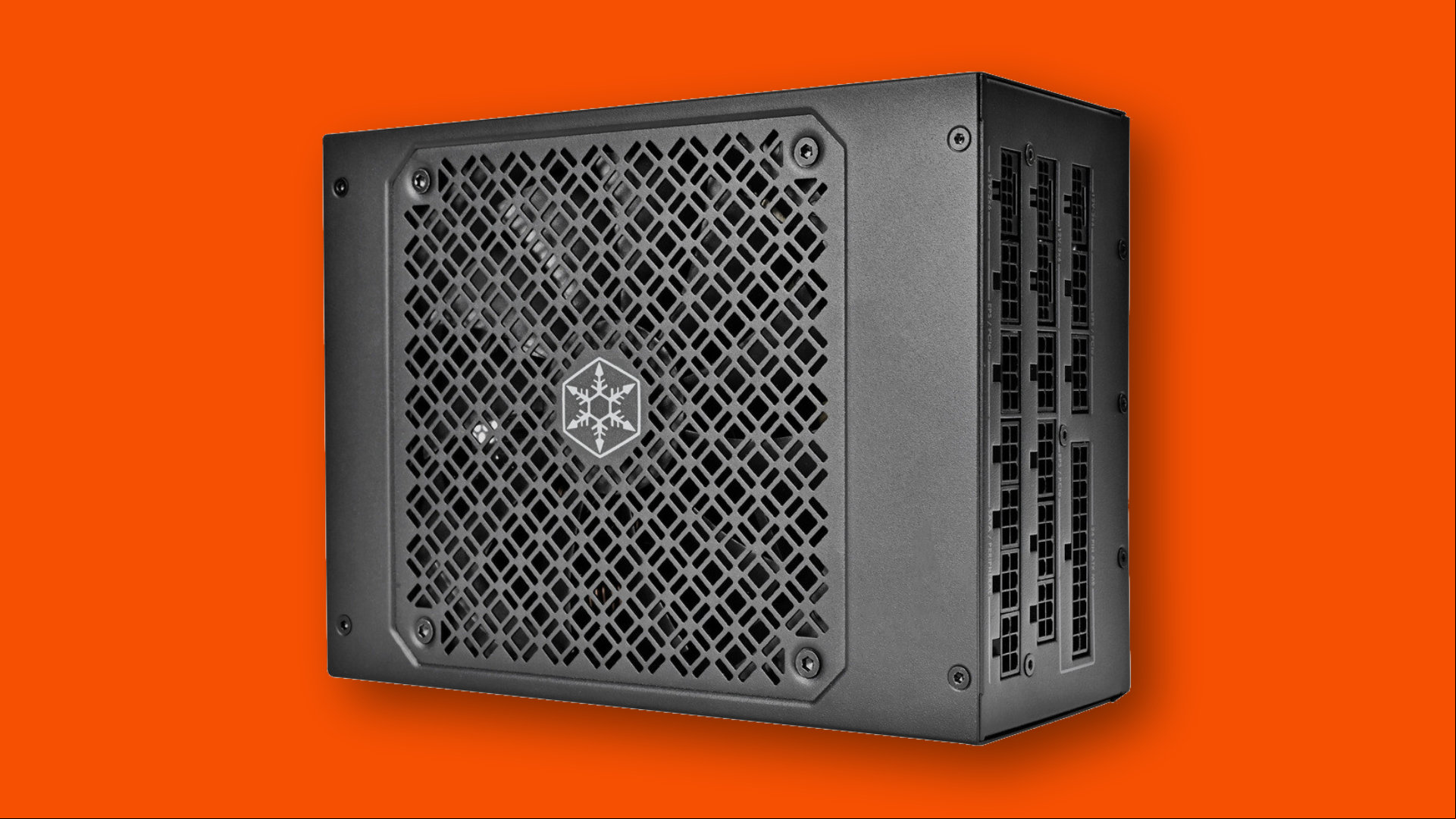 Silverstone Hela 2500RZ PSU fan and side view